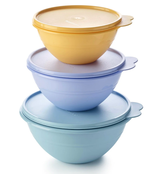 Tupperware Wonderlier Bowl 3 Piece Set – Tupperware Queen Shop Uk