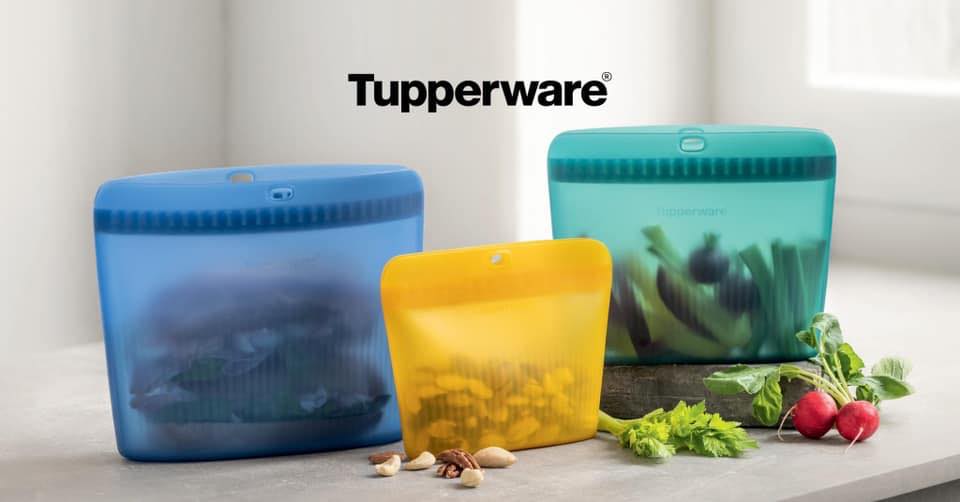 New Tupperware Silicone Bag Large