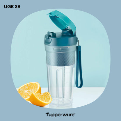 Tupperware Urbanmax Wireless Rechargable Portable Blender 350ml Blue