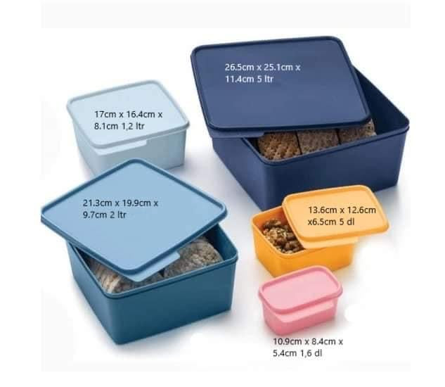 Tupperware Basic Line Containers