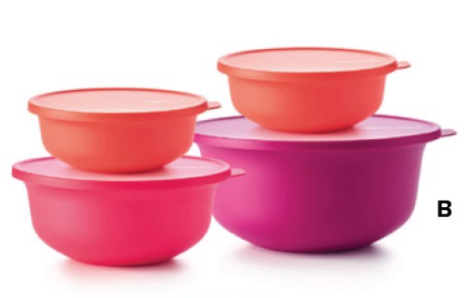 Tupperware Aloha Bowls Set of 4 or Individual Sizes