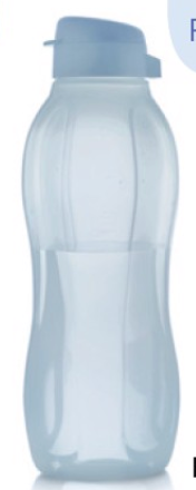 Tupperware Eco 1.5L bottle with flip cap in Blue