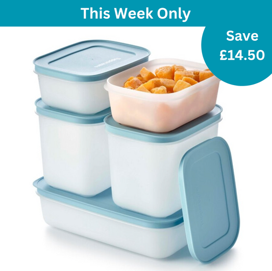 Tupperware Freezer Mates 5 piece set - Just 1 set left!