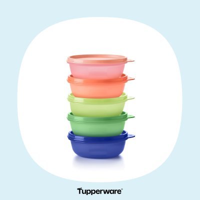 Tupperware Leftover Bowls - set of five