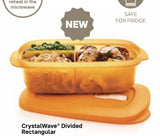 Tupperware - Crystalwave Microwave Reheatable 1L Divided Container