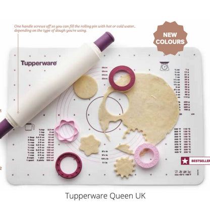 Tupperware - Tupperware Rolling Pin, Adjusters And Cookie Cutters